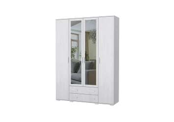 Шкаф четырехстворчатый Сопрано, Анкор светлый 