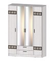 Шкаф 4-х створчатый Коста-Рика, анкор светлый 