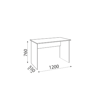 Стол прямой Дуглас