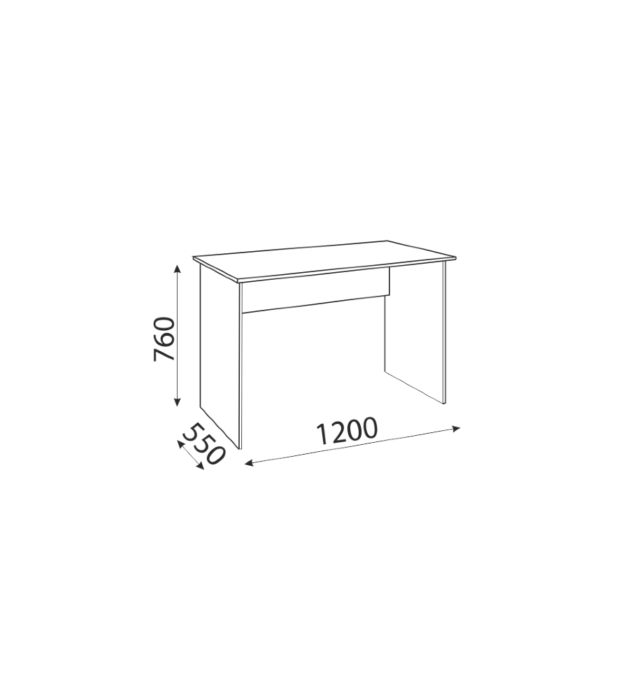 Стол прямой Дуглас 