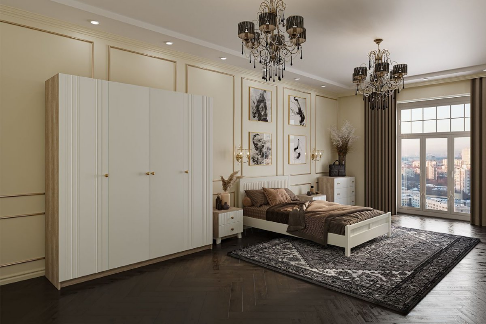 Комод 6 ящиков Ланзетти 