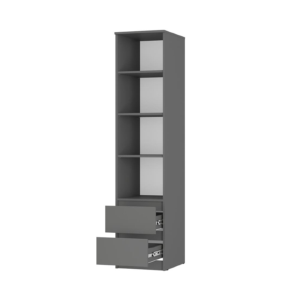 Пенал открытый Симпл, Графит 