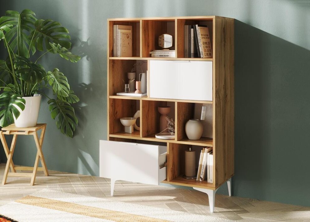 Стеллаж Арбат, дуб вотан 