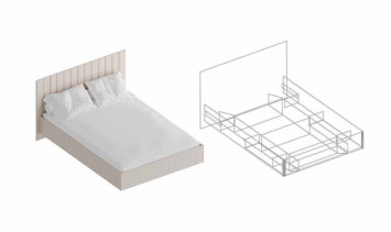 Кровать Тефия 