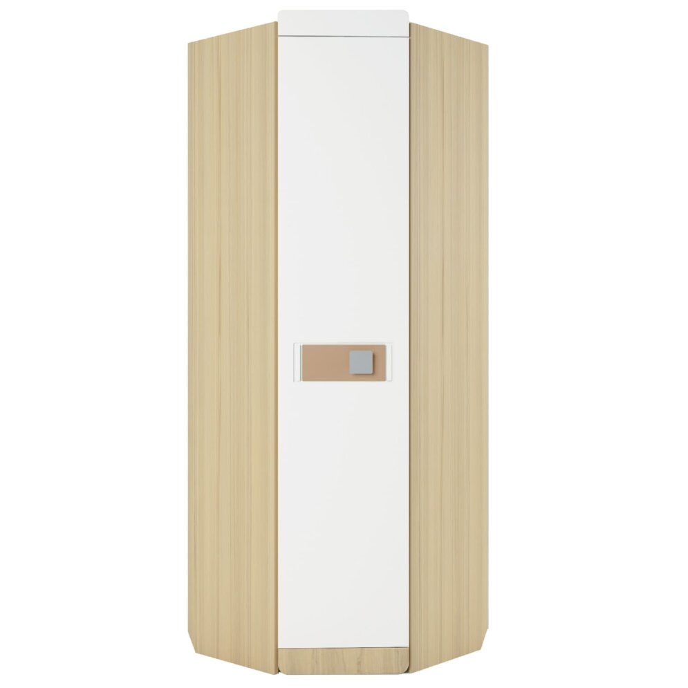 Шкаф угловой Стиль, кофе с молоком 