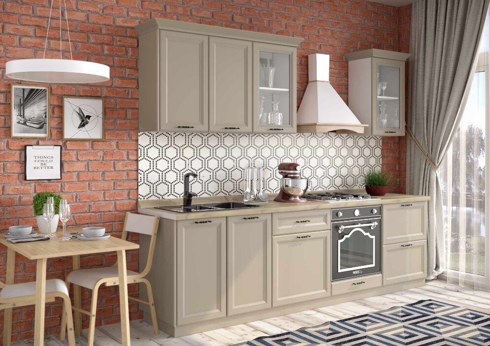 Кухня модульная Беверли (риолит) 