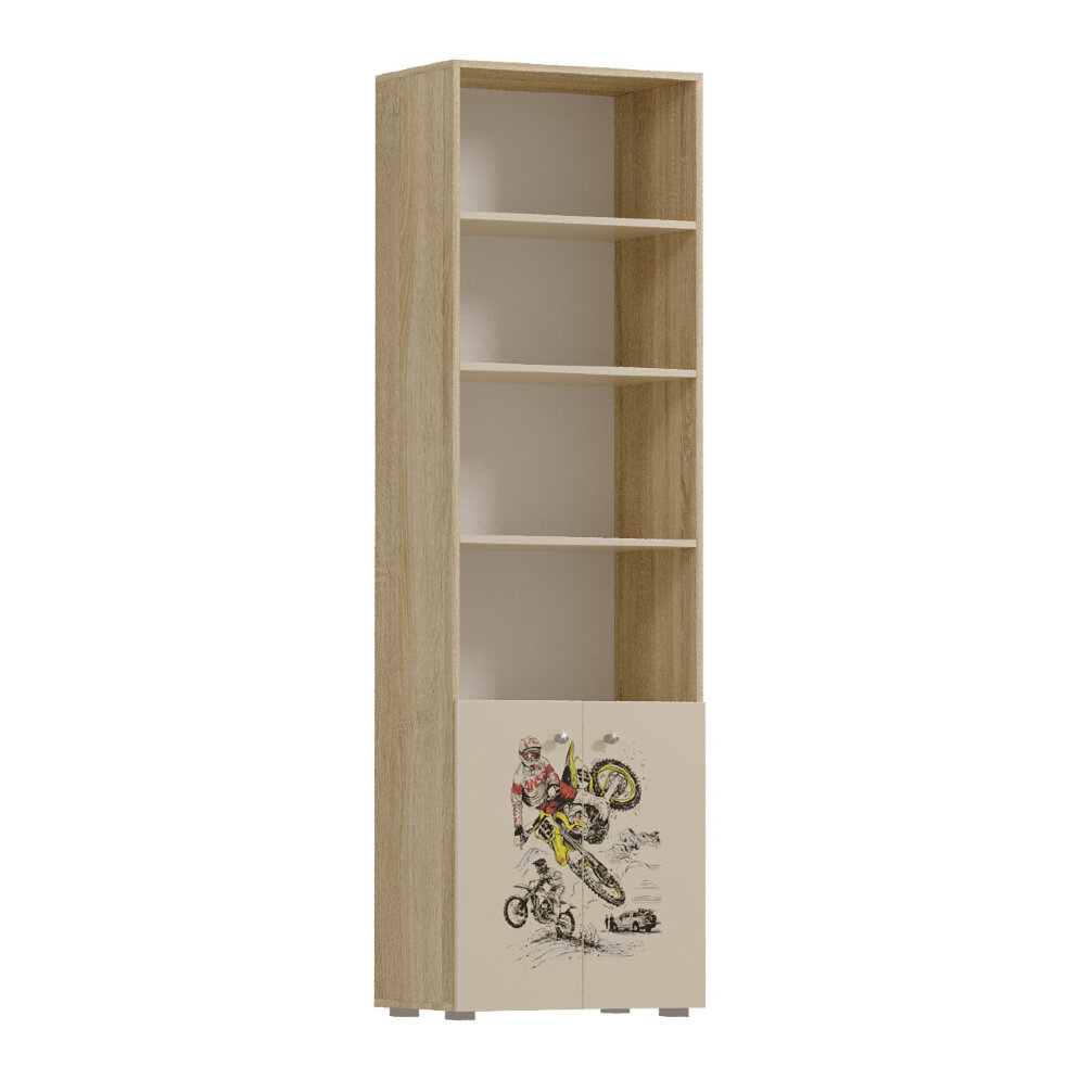 Шкаф 600 2 двери Форсаж, сонома 