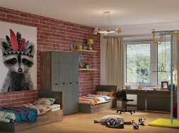 Кровать Наоми КР-12, графит