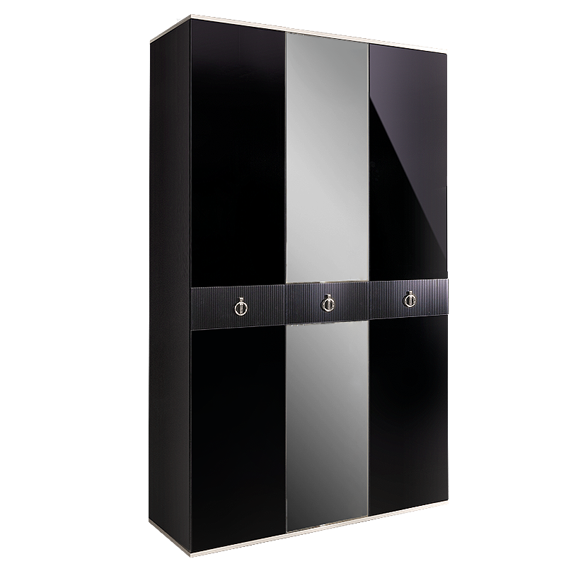 Шкаф 3 двери МШ1/3(s) (с зеркалом)  Rimini Solo 