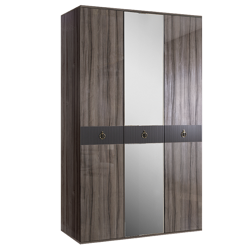 Шкаф 3 двери МШ1/3(s) (с зеркалом)  Rimini Solo 