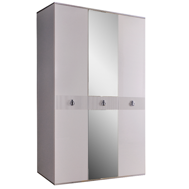 Шкаф 3 двери МШ1/3(s) (с зеркалом)  Rimini Solo 
