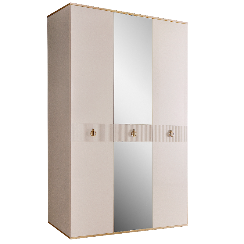 Шкаф 3 двери МШ1/3(s) (с зеркалом)  Rimini Solo 