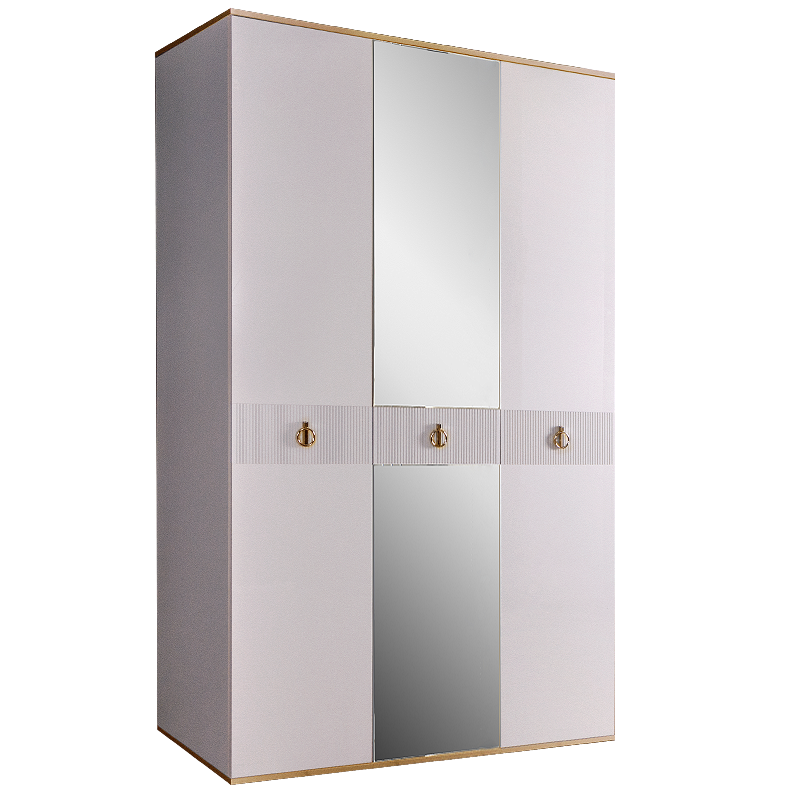 Шкаф 3 двери МШ1/3(s) (с зеркалом)  Rimini Solo 