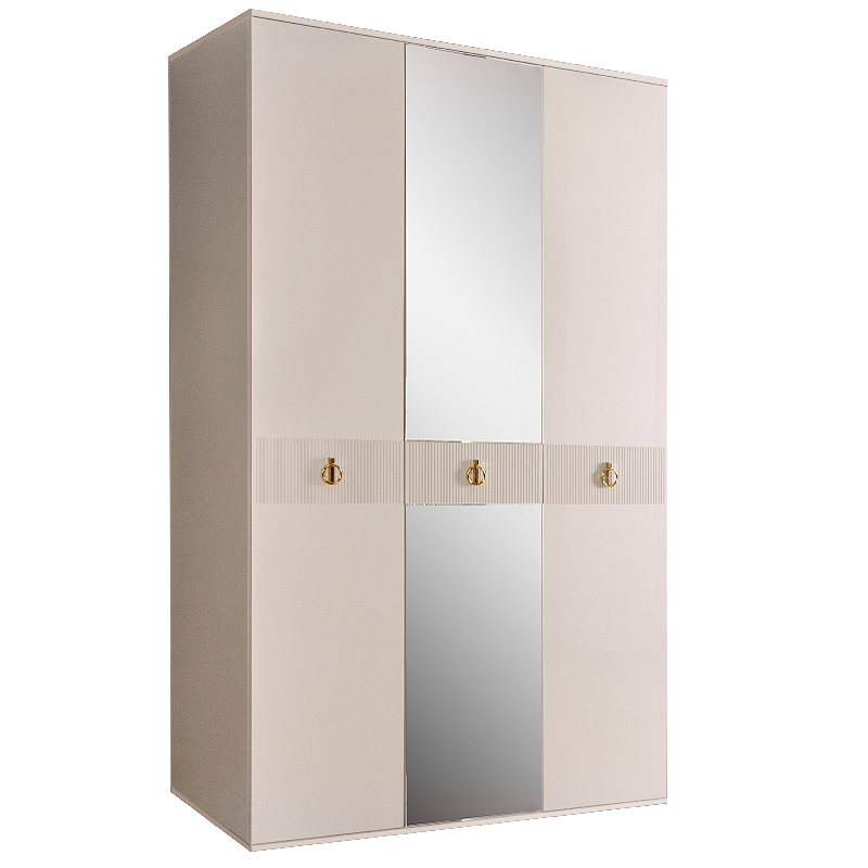 Шкаф 3 двери МШ1/3(s) (с зеркалом)  Rimini Solo 