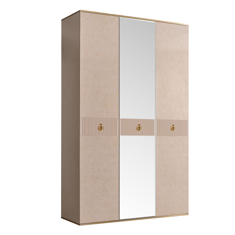 Шкаф 3 двери МШ1/3(s) (с зеркалом)  Rimini Solo 