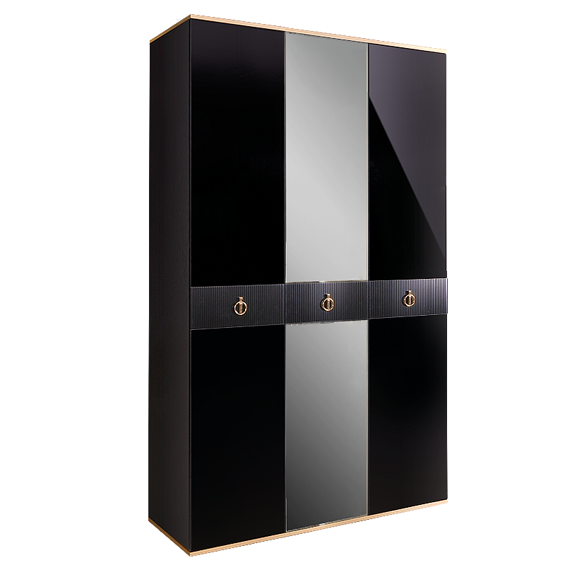 Шкаф 3 двери МШ1/3(s) (с зеркалом)  Rimini Solo 