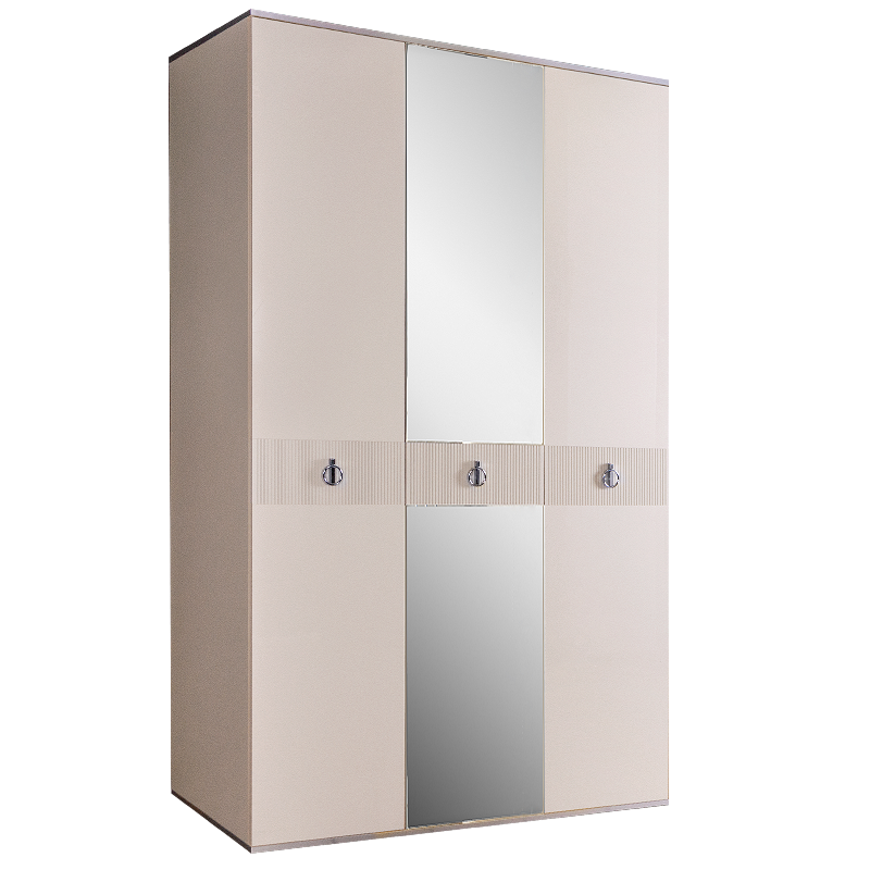 Шкаф 3 двери МШ1/3(s) (с зеркалом)  Rimini Solo 