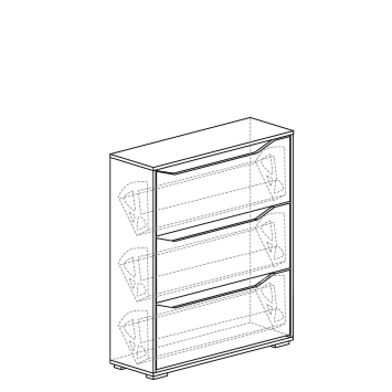 Тумба для обуви 92 (серия 2)