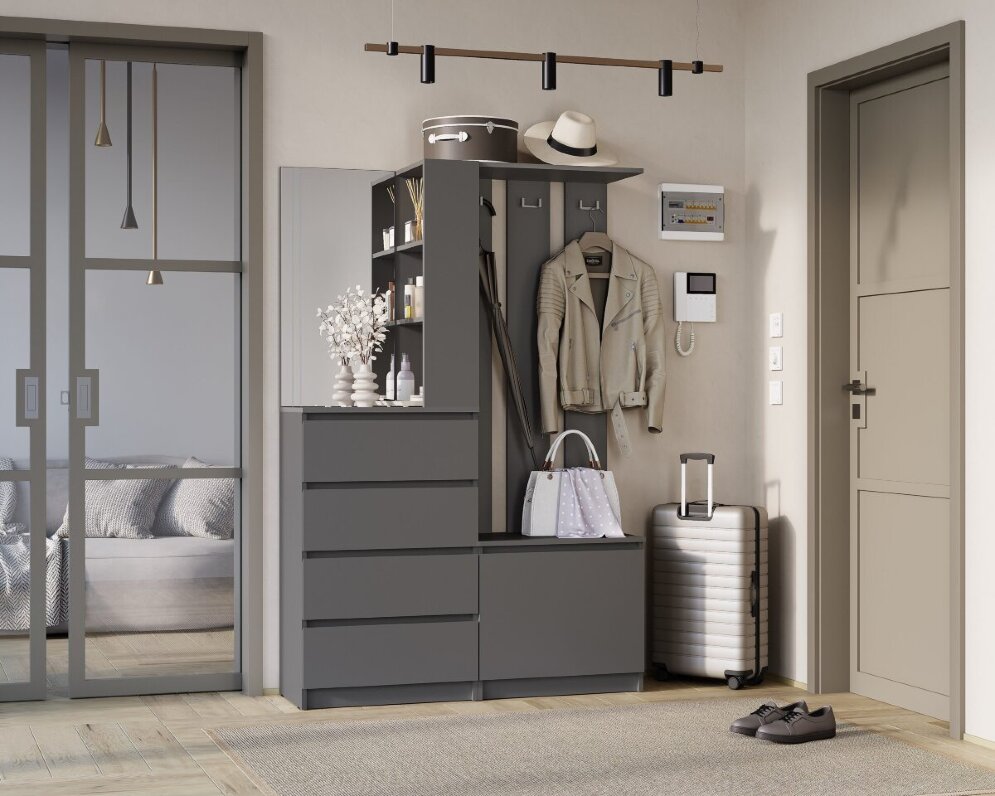 Прихожая Симпл, Графит 