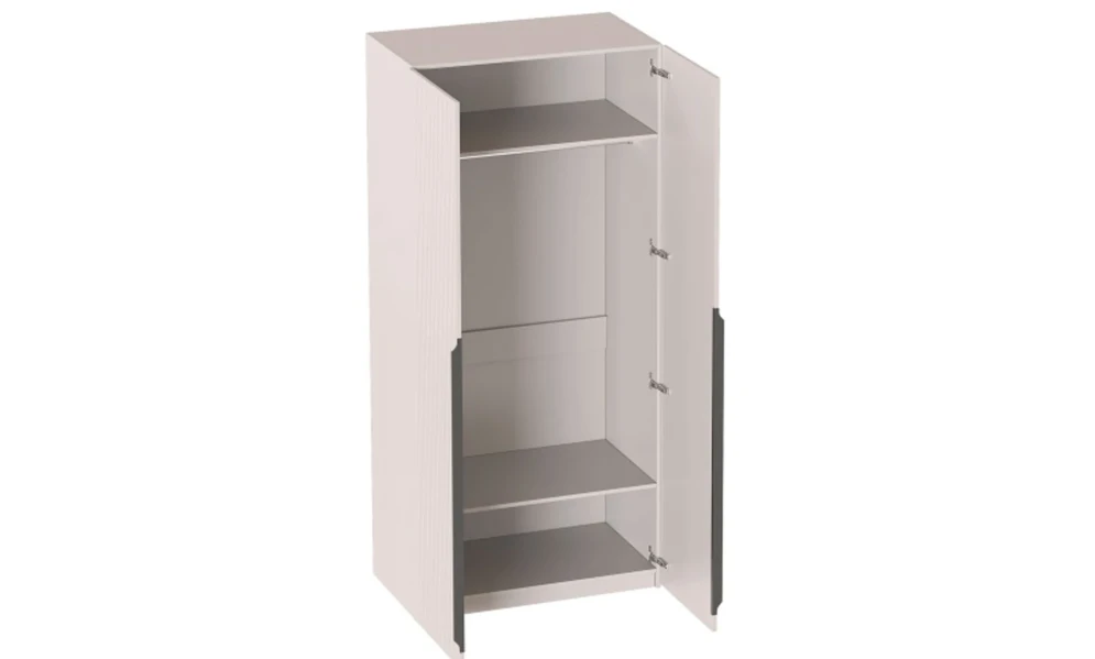 Шкаф двухдверный Нора, Персидский жемчуг/Вереск Ромено 