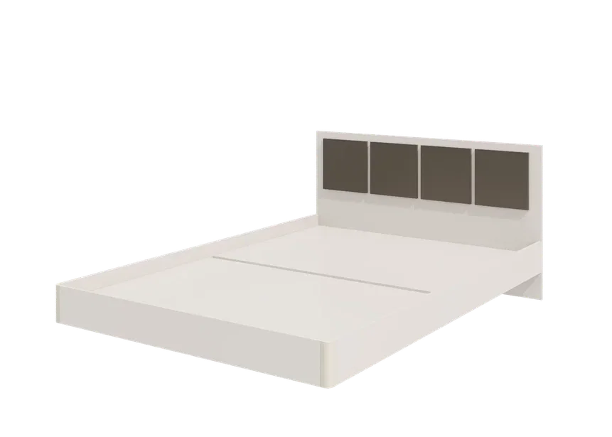 Кровать Парус, белый/Графит 