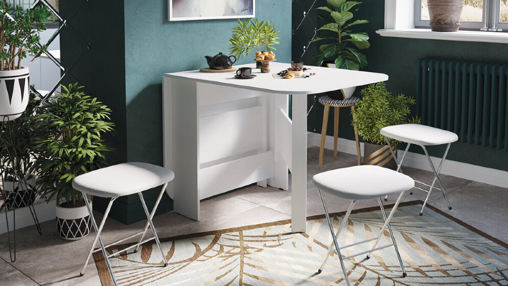 Стол-книжка, тип 1 (Белый) 