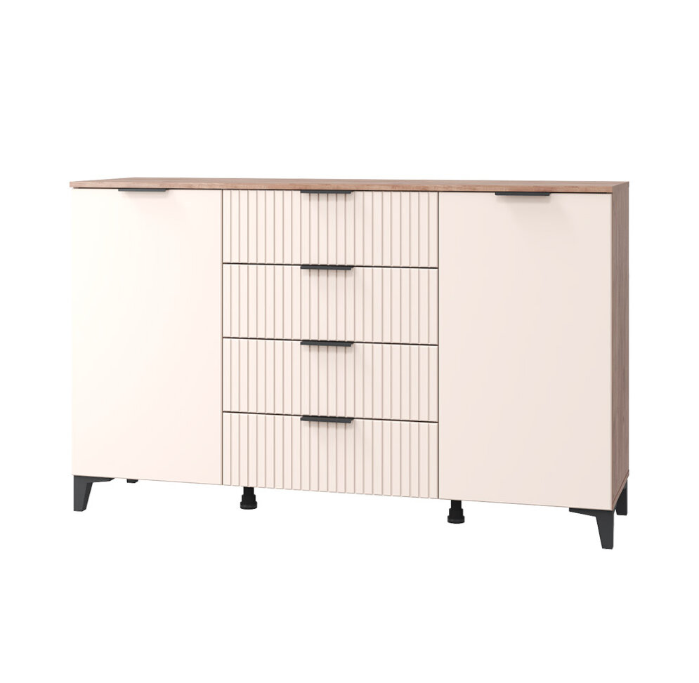 Комод с 2 двери и 4 ящика Тоскана  