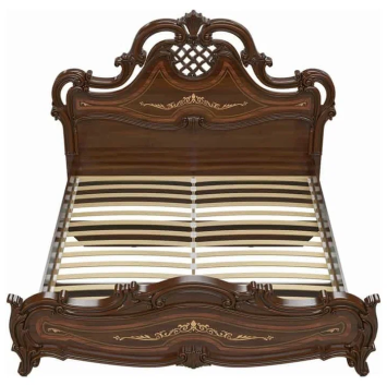 Кровать шелкография СГ-10Ш Грация, Орех