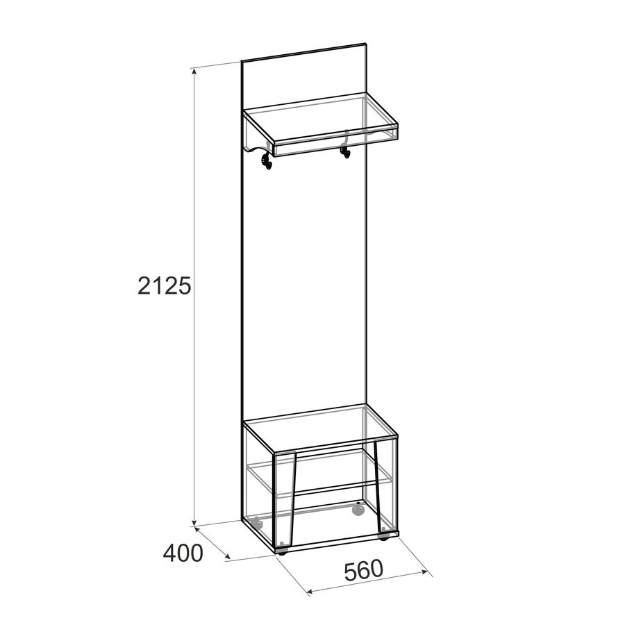 Вешалка 74 Норвуд 