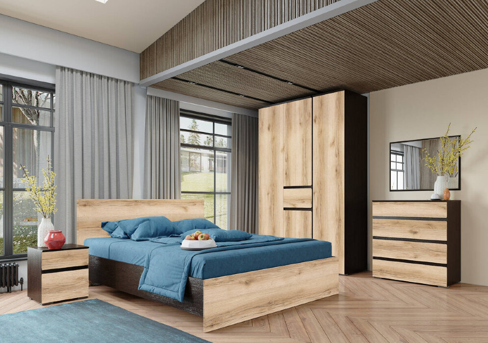 Пенал Плейона, венге/дуб делано 