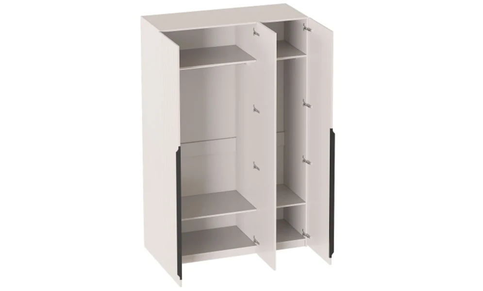 Шкаф трехдверный Нора, Персидский жемчуг/Вереск Ромено 