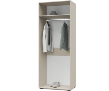 Шкаф 2-х дверный с зеркалом Челси, Кашемир