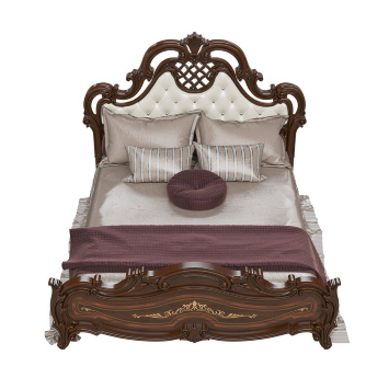 Кровать мягкое изголовье СГ-10 Грация, Орех