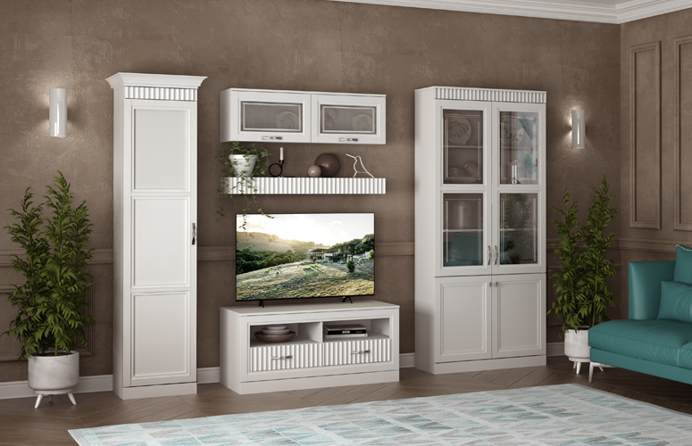 Тумба многоцелевая №956 Нельсон, Кашемир серый 