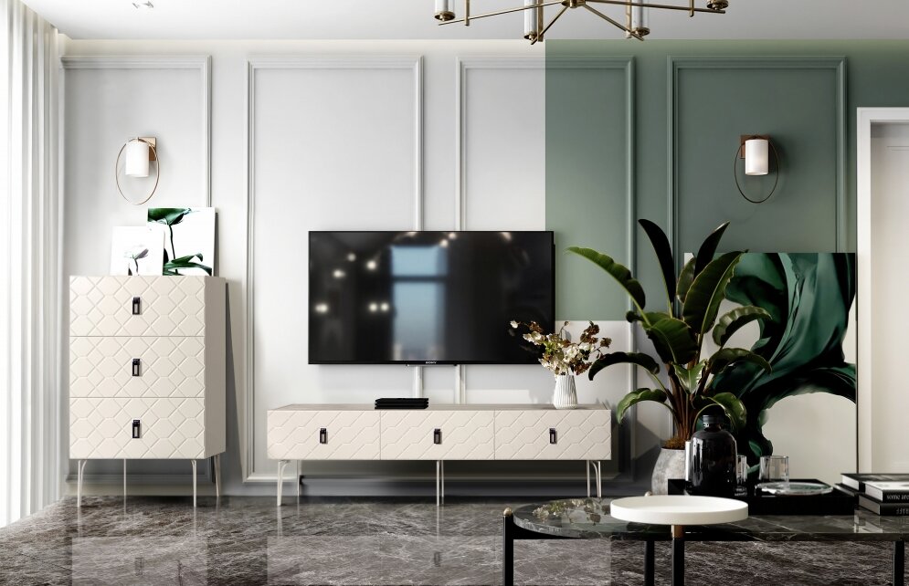 Тумба для телеаппаратуры 2.1 БМТ-2(Fa) Bogemia Farfalle 