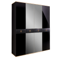 Шкаф 4 двери РМШ1/4(s) (с зеркалами) Rimini Solo 