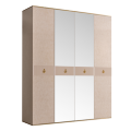 Шкаф 4 двери РМШ1/4(s) (с зеркалами) Rimini Solo 