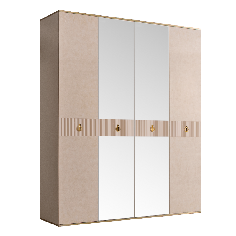 Шкаф 4 двери РМШ1/4(s) (с зеркалами) Rimini Solo 
