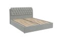 Кровать Белиста, светло-серый (вариант 1) 