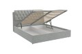 Кровать Белиста, светло-серый (вариант 1) 