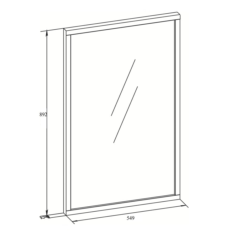 Зеркало навесное 7 Норвуд 