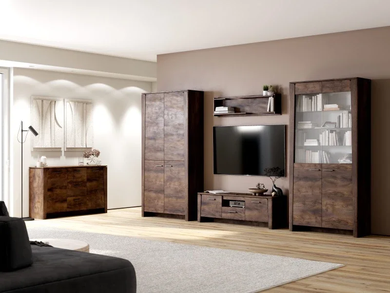 Тумба 2 двери 3 ящика Мальта, Таксония 