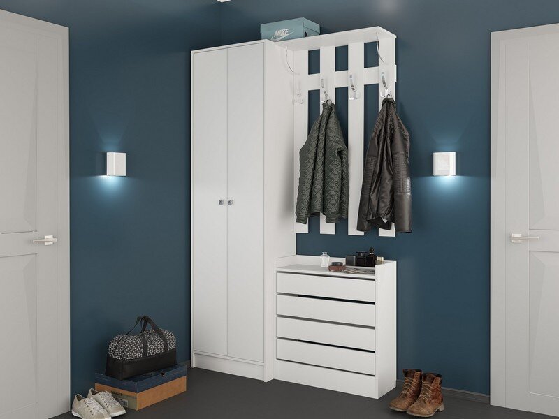 Вешалка Ямайка, белый 