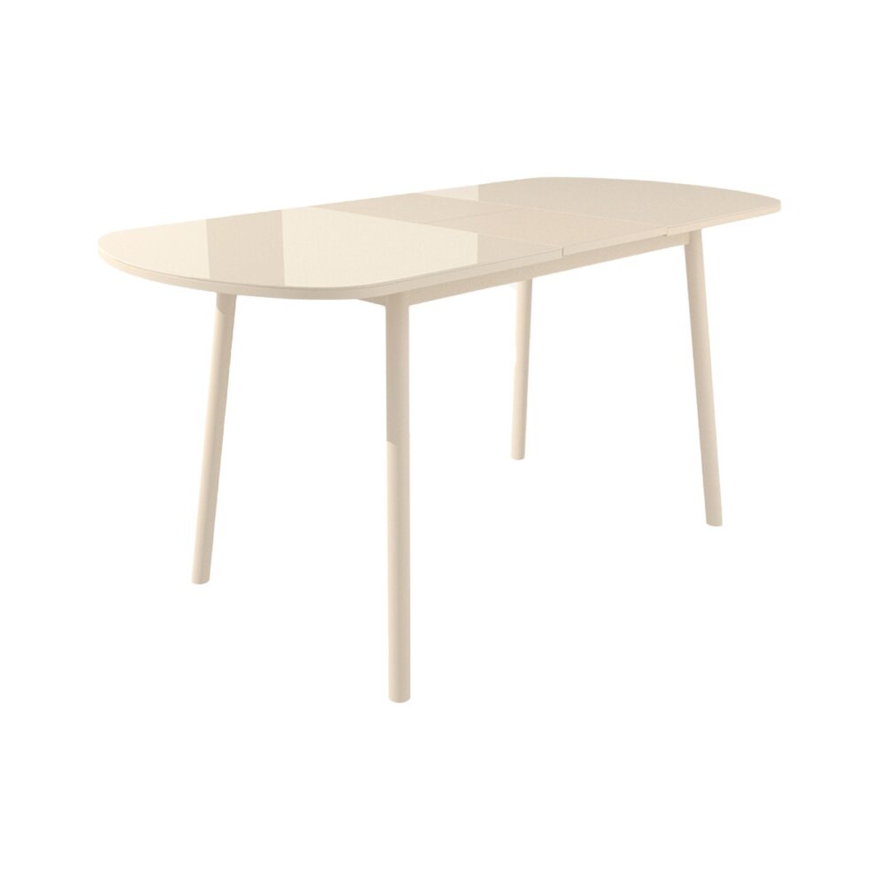 Стол раздвижной Мидел МИНИ, кремовый 