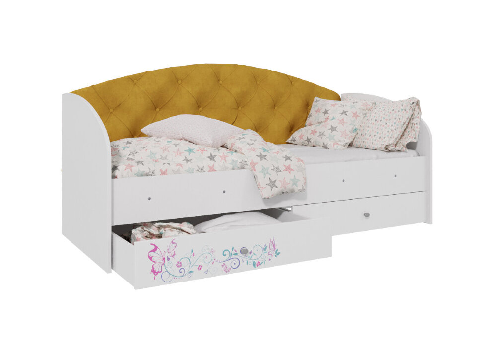 Детская кровать Эльза, розовый 