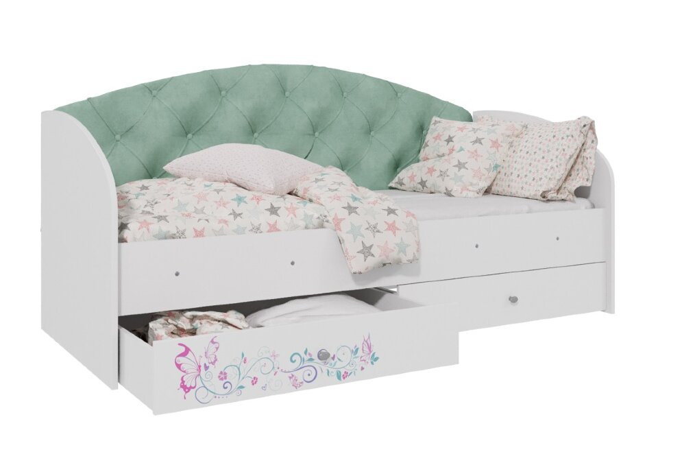 Детская кровать Эльза, розовый 