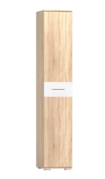 Пенал Бьянка, Сонома / Белый глянец