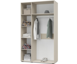 Шкаф 3-х дверный с зеркалом Челси, Кашемир