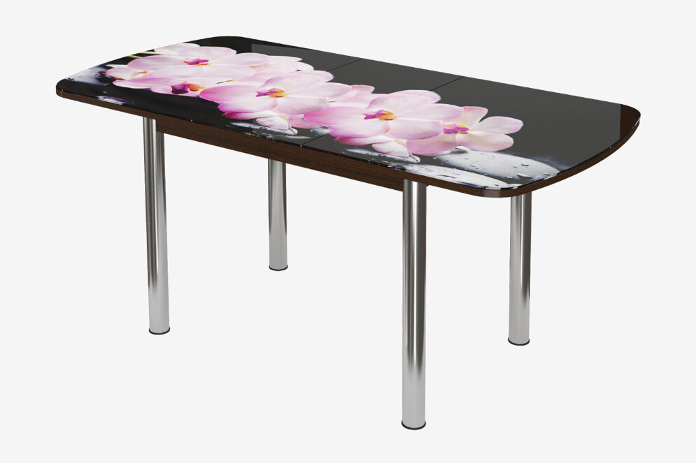 Стол раздвижной Бостон-3 Розовая орхидея (брифинг) 