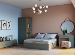 Стол туалетный СТ-04 Наоми, графит